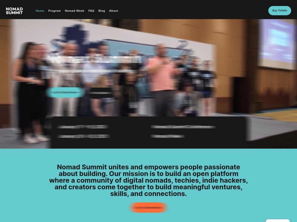 Nomad Summit Conference - Event screenshot