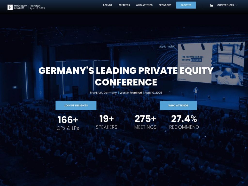 Private Equities Insights - Frankfurt - Event screenshot