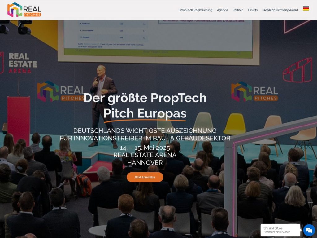 REAL PropTech Pitches 2025 - Event screenshot