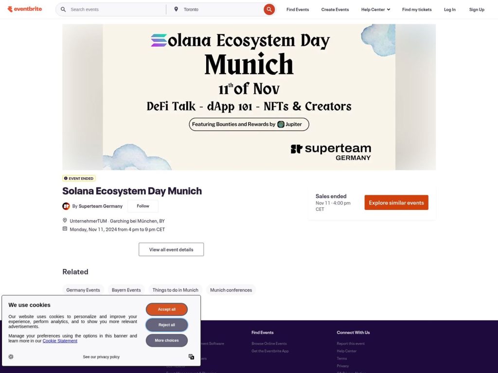 Solana Ecosystem Day Munich: DeFi Talk screenshot