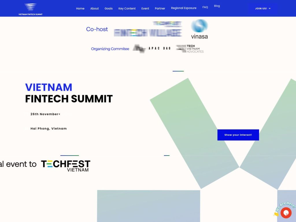 Vietnam Fintech Summit 2024 - Event screenshot