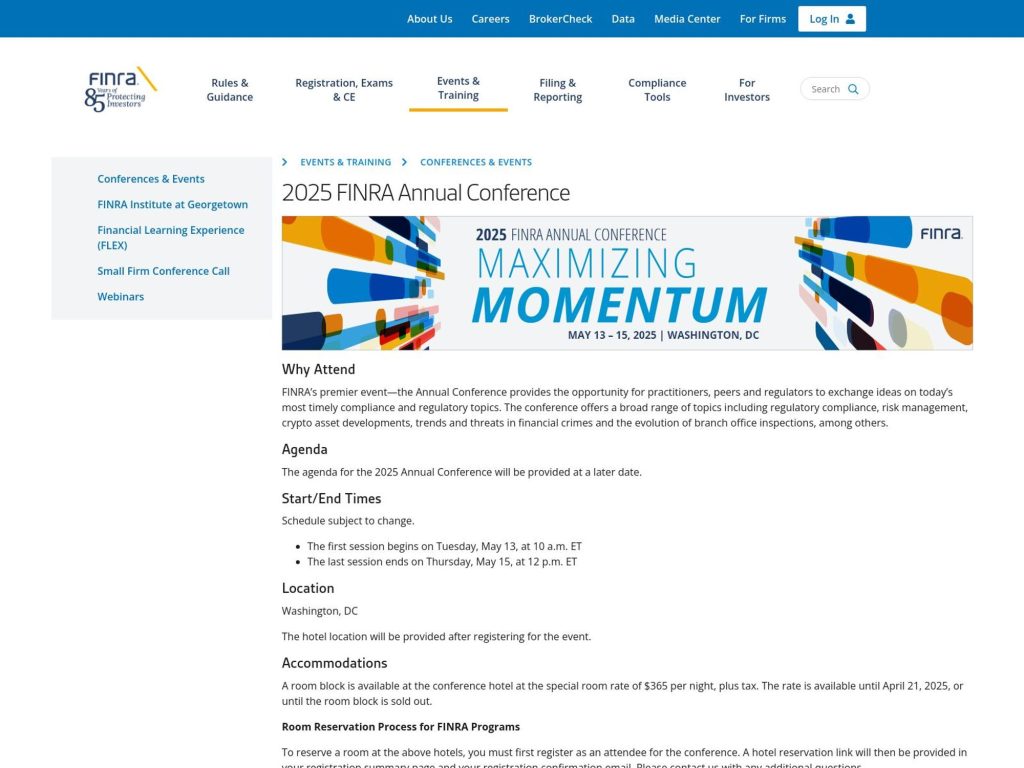 2025 FINRA Annual Conference image