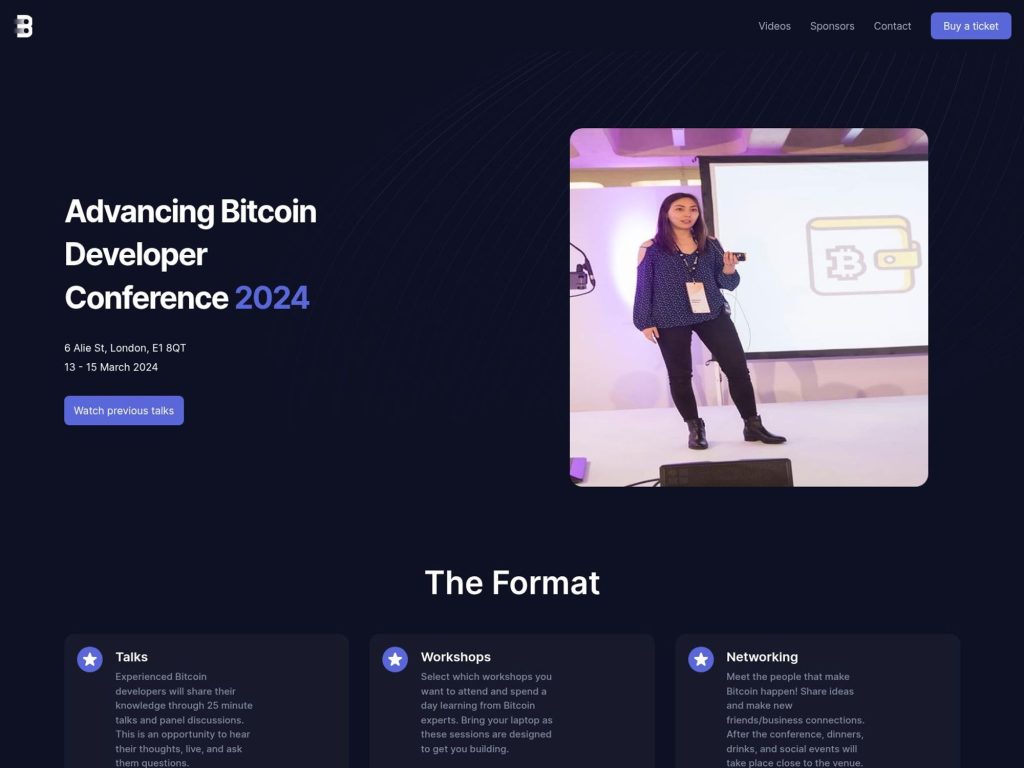 Advancing Bitcoin 2025 screenshot