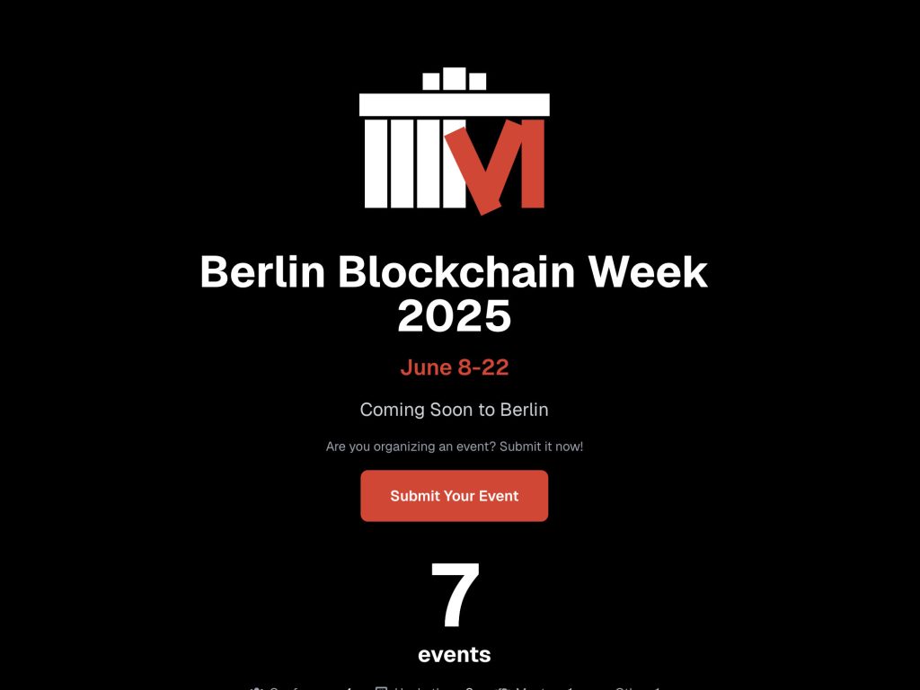 Berlin Blockchain Week 2025 image