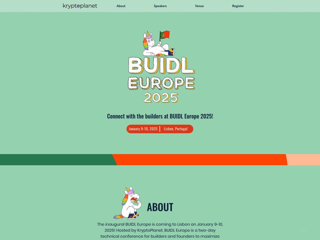 BUIDL Europe 2025 - Event screenshot