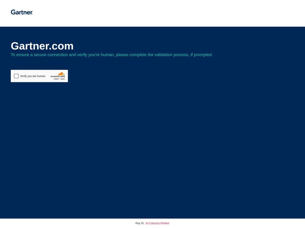 Gartner CIO Leadership Forum screenshot