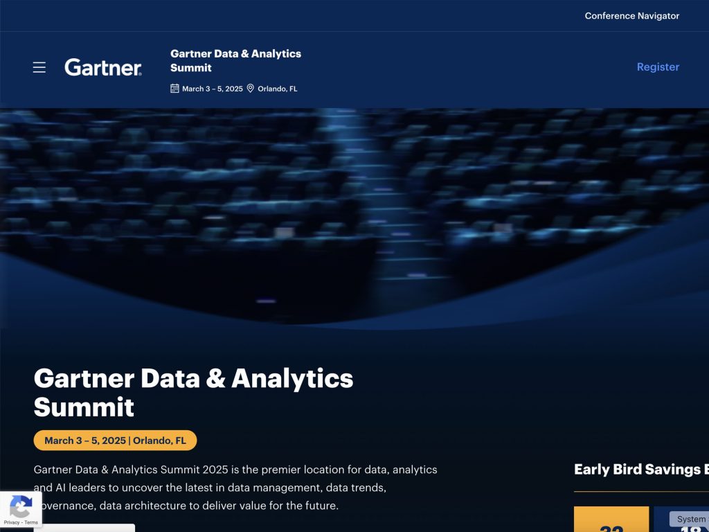 Gartner Data & Analytics Summit image