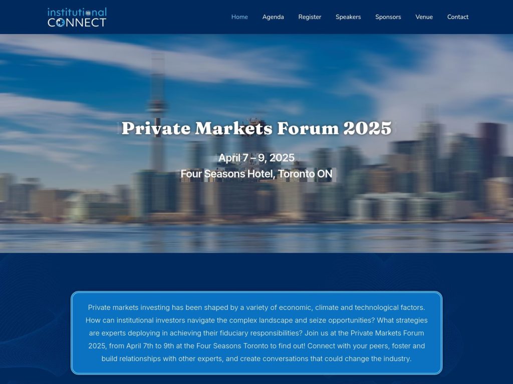 Private Markets Forum 2025 image
