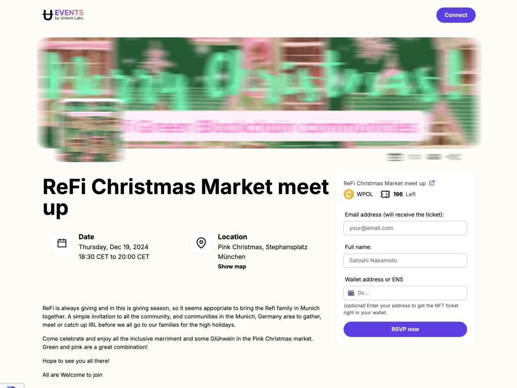 ReFi Christmas Market meet up - Event screenshot