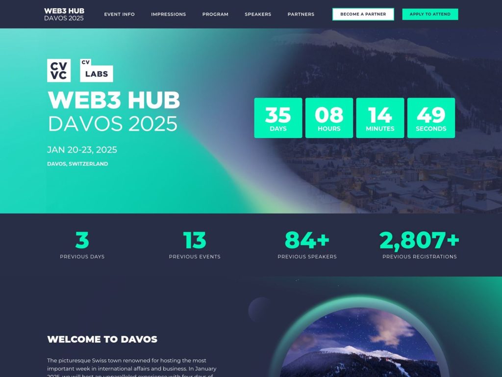 Web3 Hub Davos 2025 image