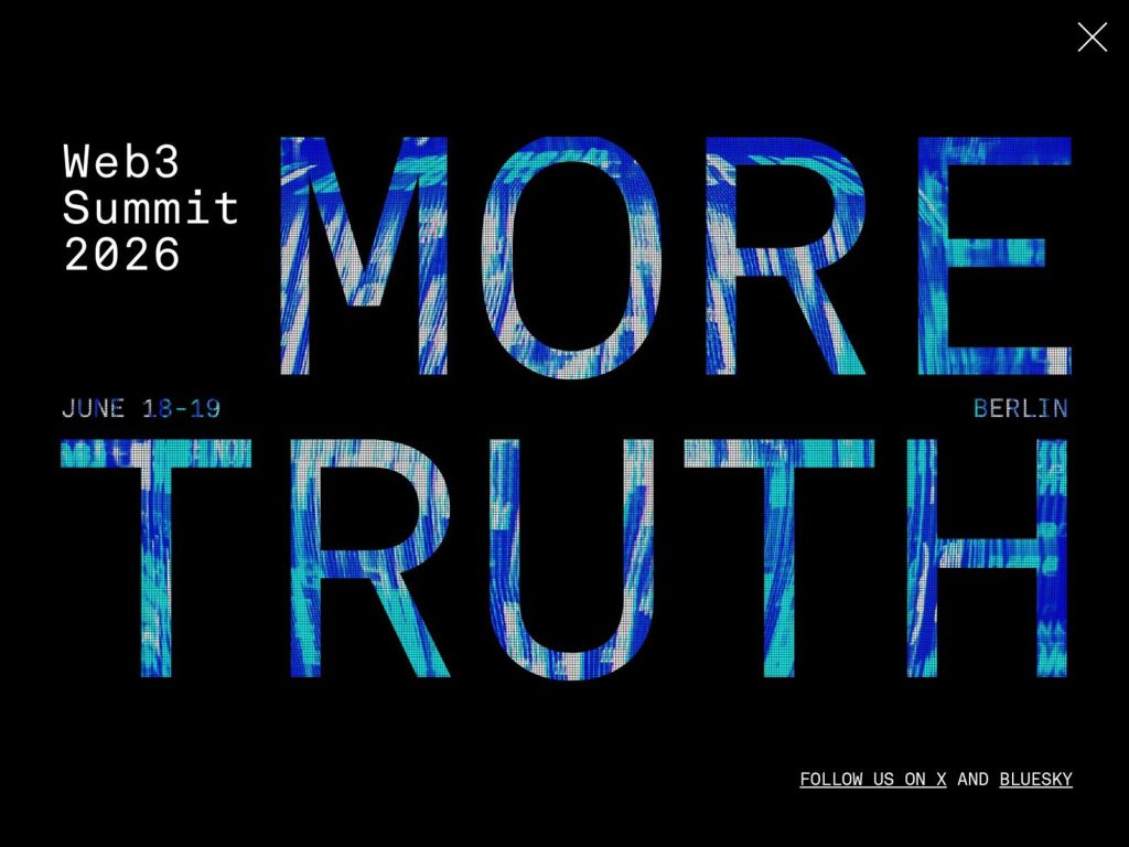 Web3 Summit 2025 screenshot