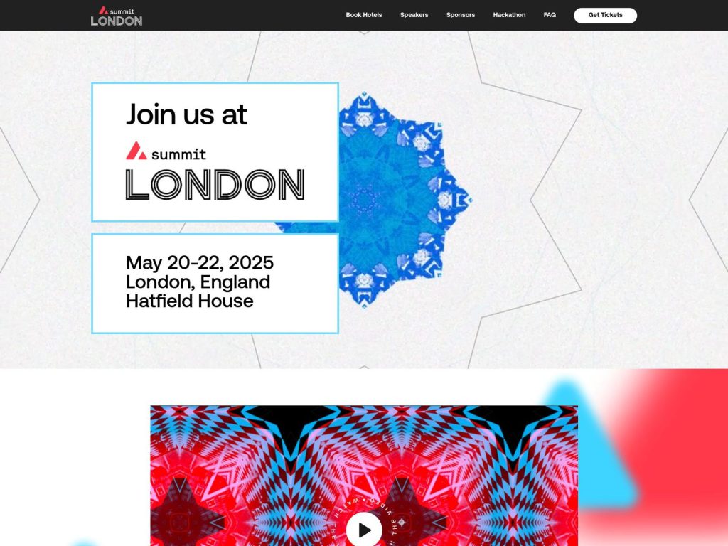 Avalanche Summit London - Event screenshot