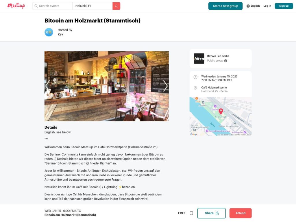 Bitcoin am Holzmarkt (Stammtisch) image