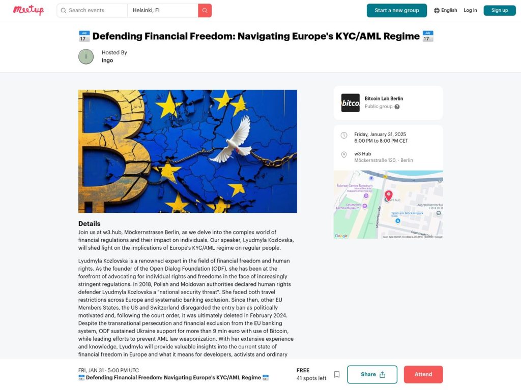 Defending Financial Freedom: Navigating Europe's KYC/AML Regime screenshot