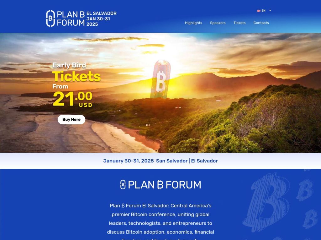 Plan B Forum El Salvador - Event screenshot