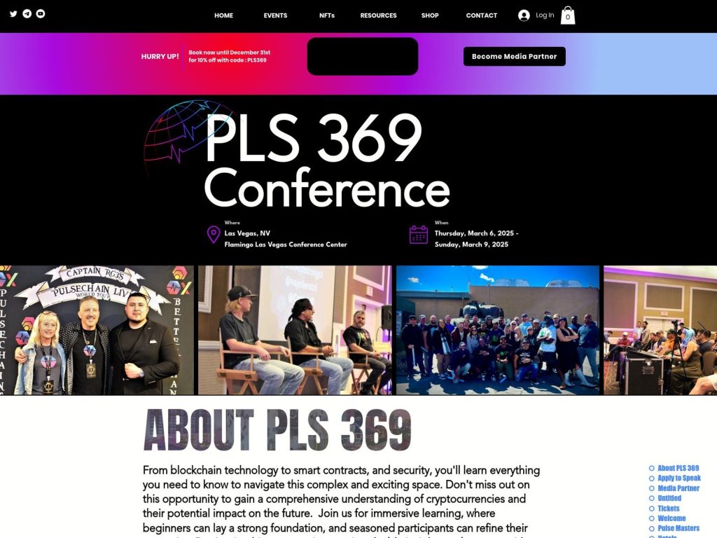 PLS 369 Conference - PulseChain Tour image