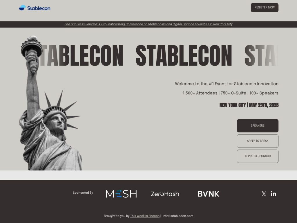Stablecon 2025 image
