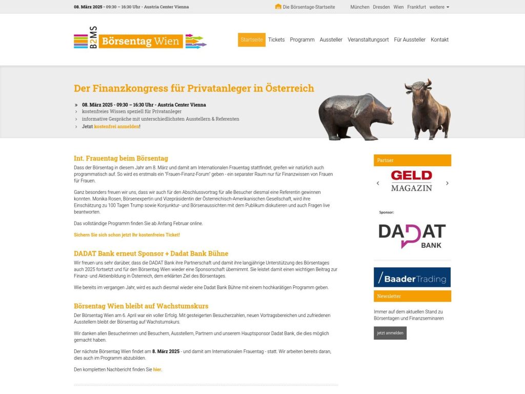 Börsentag Wien - Event screenshot