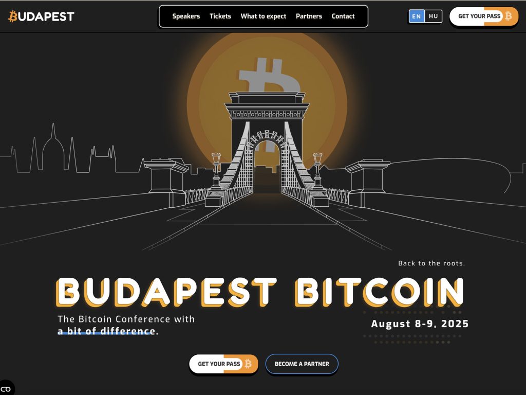 Budapest Bitcoin 2025 - Event screenshot