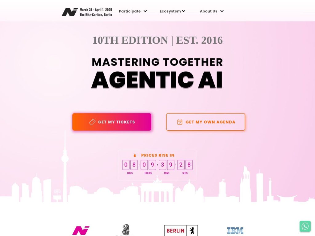 Chatbot Summit - Event screenshot