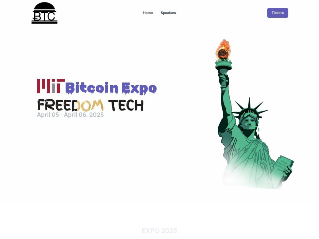 MIT Bitcoin Expo 2025 - Event screenshot
