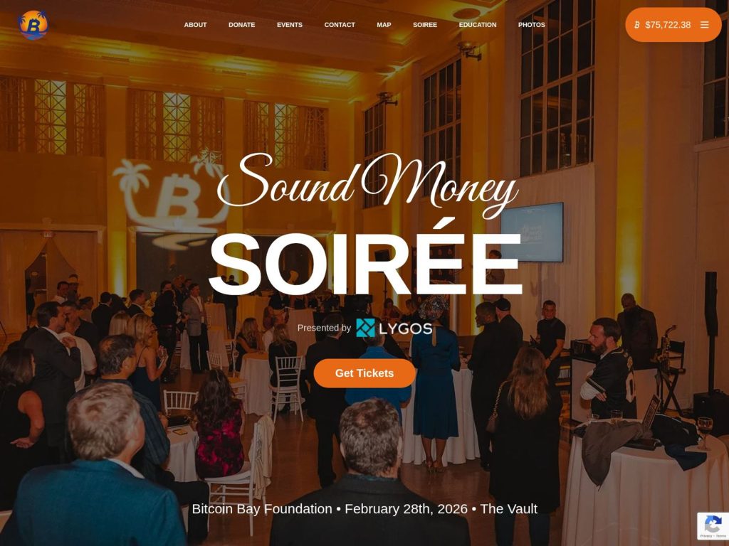 Sound Money Soiree @ Bitcoin Day Tampa 2025 screenshot