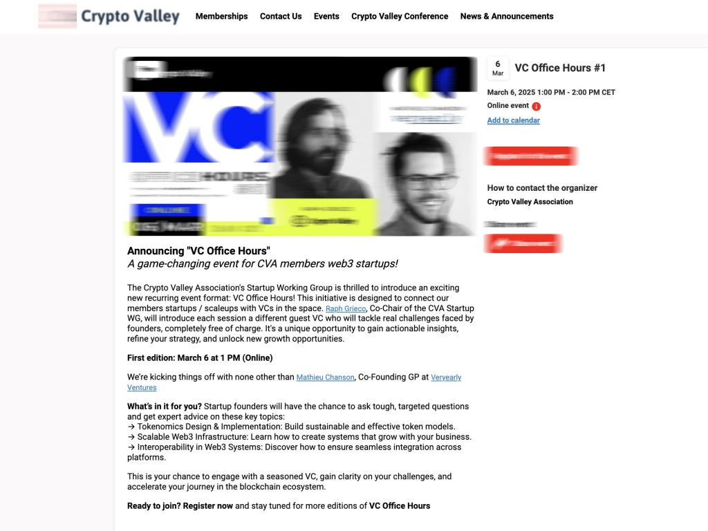 VC Office Hours #1 image