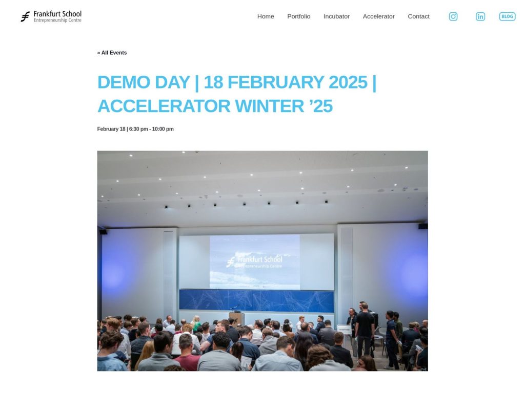 Winter ’25 Accellerator Demo Day - Event screenshot