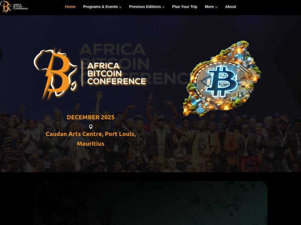 Africa Bitcoin Conference 2025 - Event screenshot
