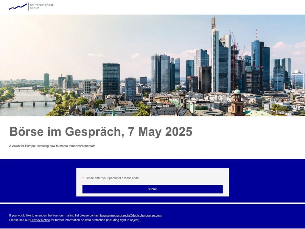 Börse im Gespräch - Event screenshot