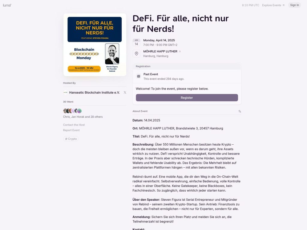 DeFi. Für alle, nicht nur für Nerds! screenshot