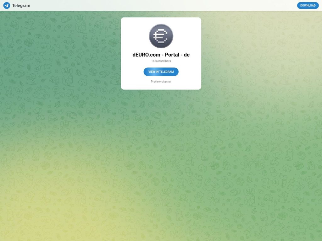 dEURO Stablecoin AMA Session - Event screenshot