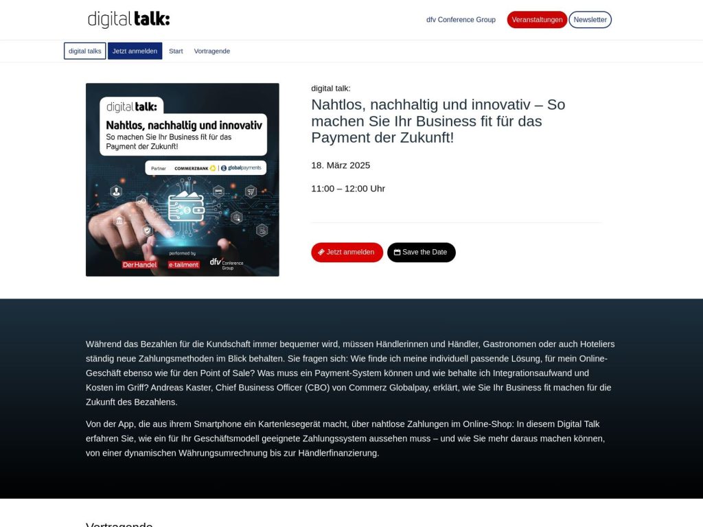 digital talk: Nahtlos, nachhaltig und innovativ image