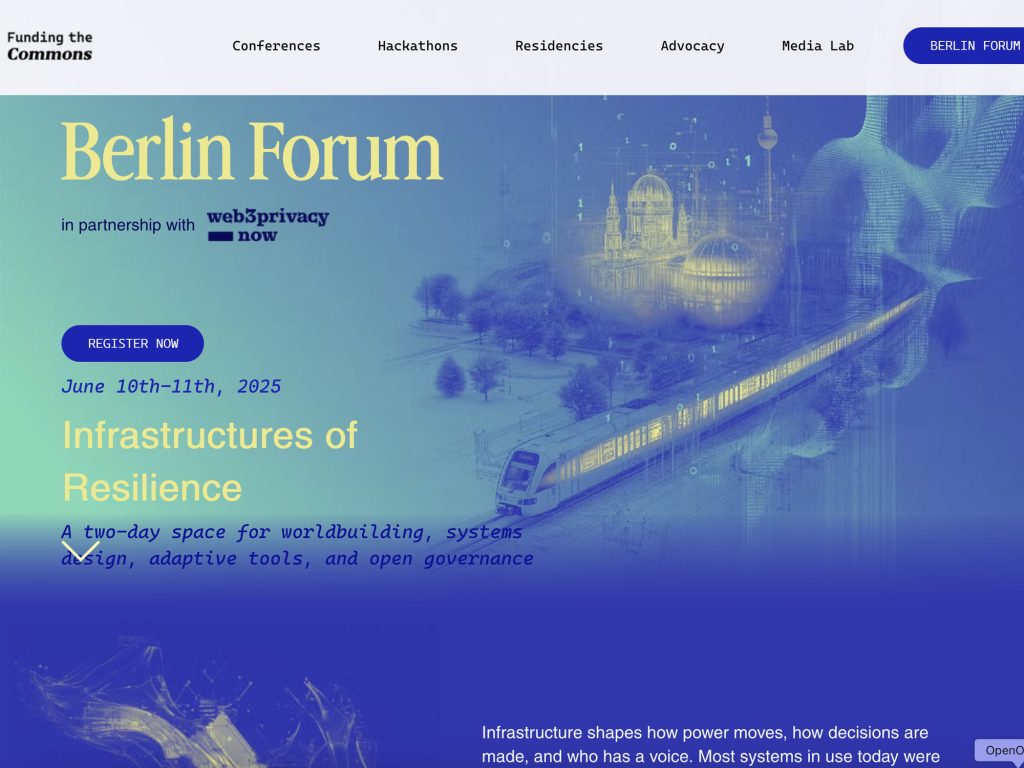 Funding the Commons Berlin 2025 - Event screenshot