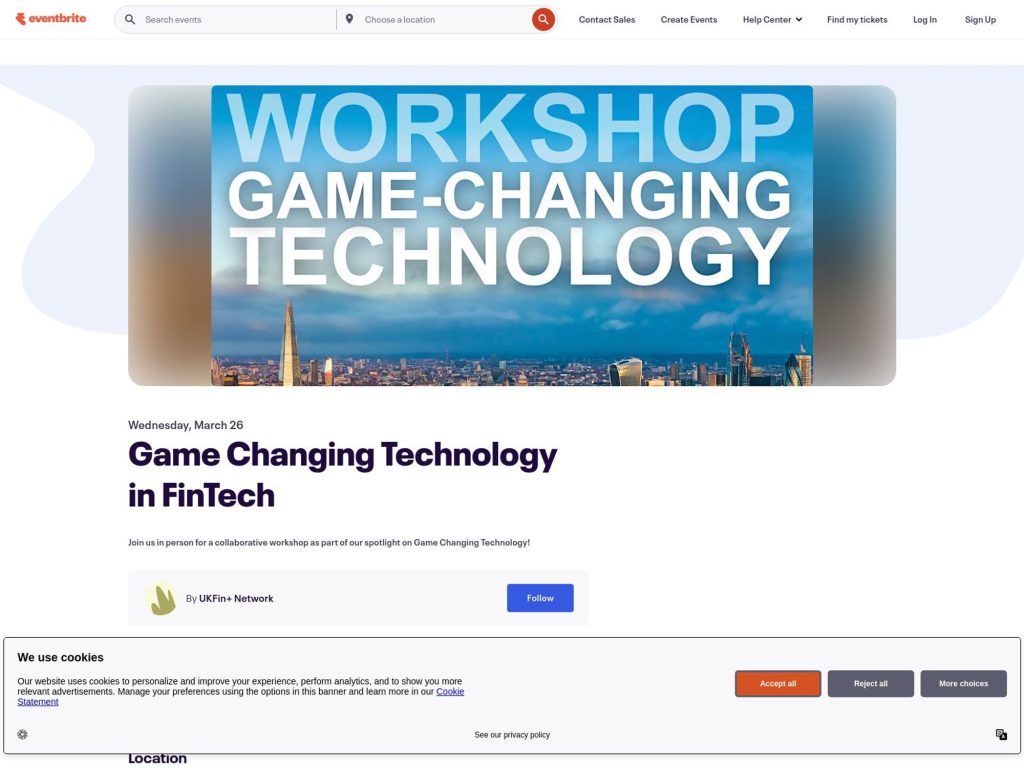 Game Changing Technology in FinTech image