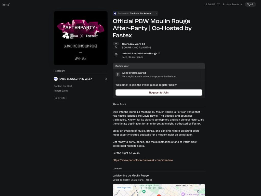 Official PBW Moulin Rouge After-Party | Co-Hosted by Fastex - Event screenshot