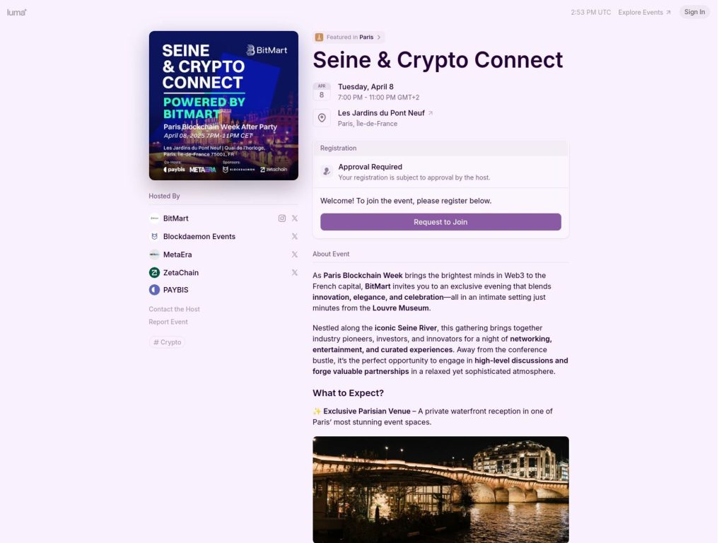 Seine & Crypto Connect image