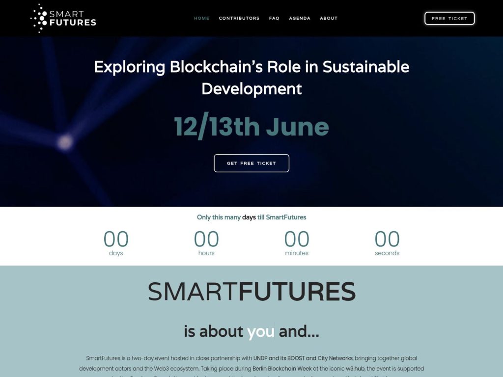 SmartFutures: UNDP x Cardano screenshot