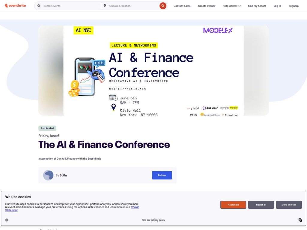 The AI & Finance Conference - Generative AI & Investments image