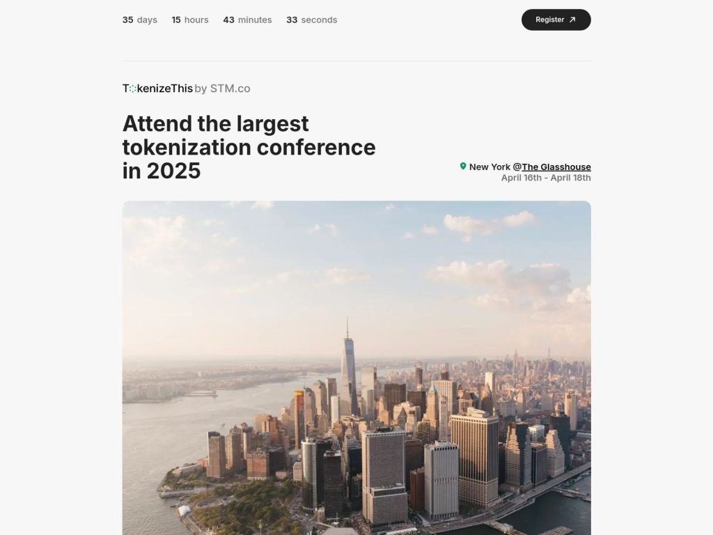 TokenizeThis 2025 image