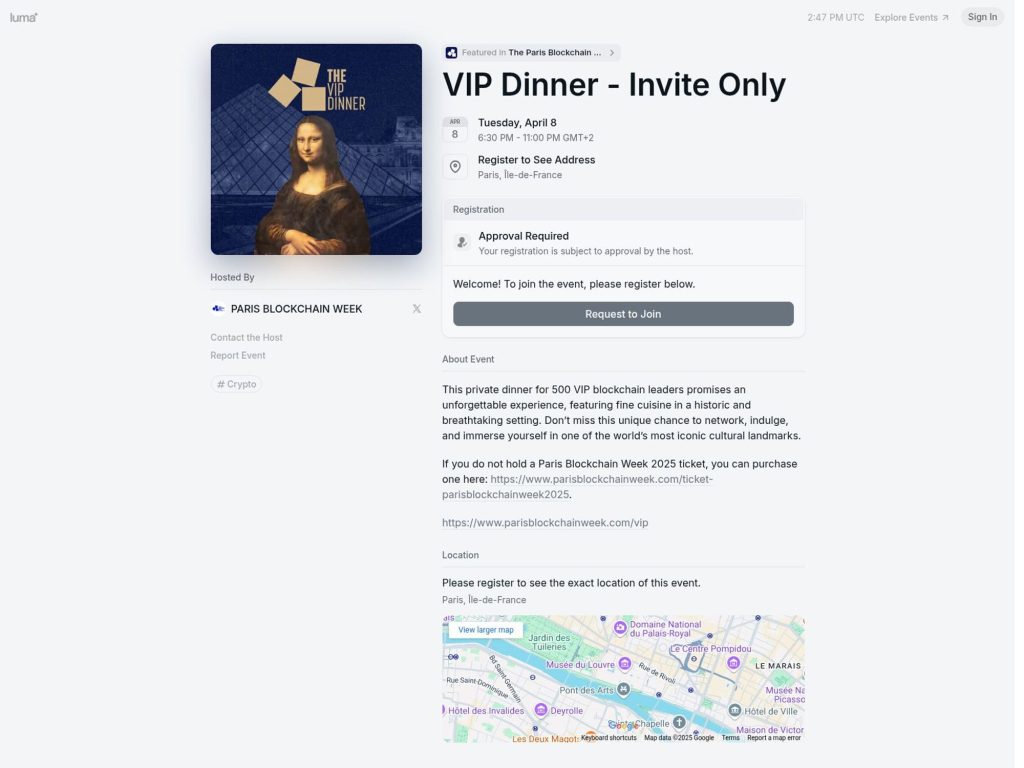 VIP Dinner - Invite Only image