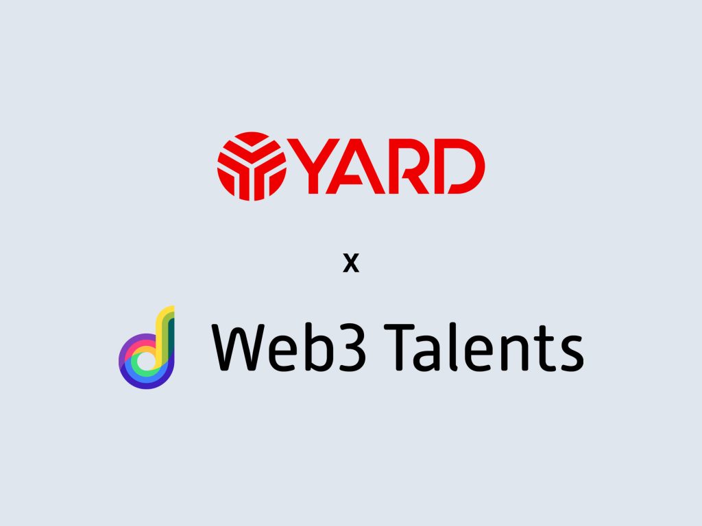 Web3 Talents and YARD partnership