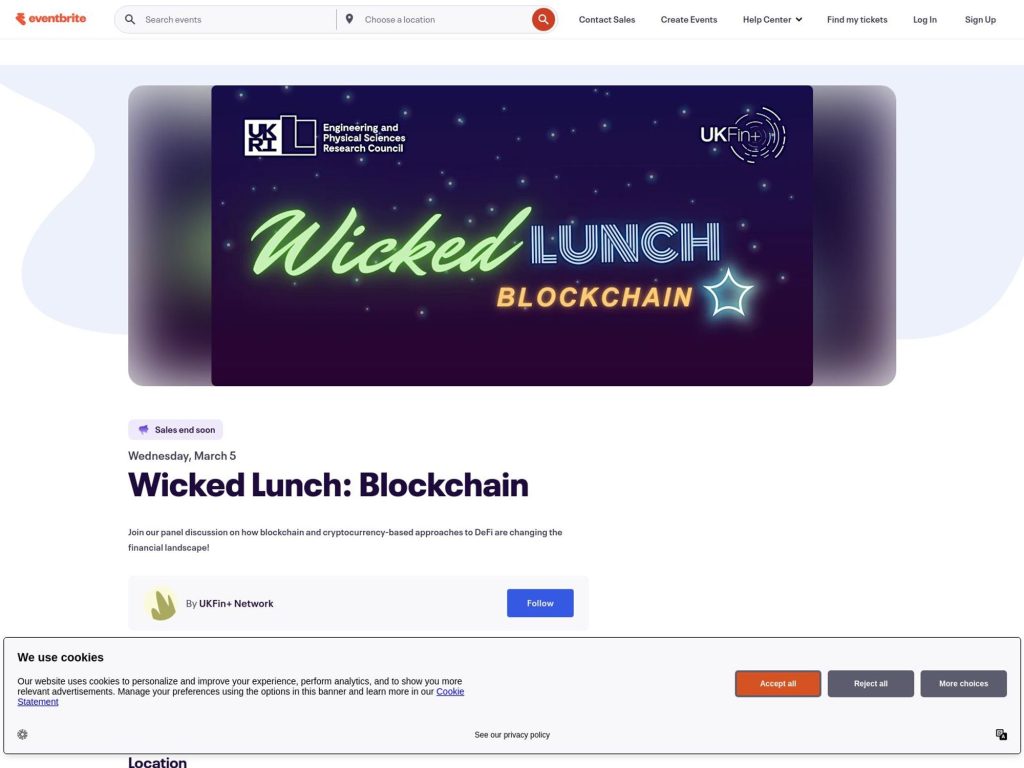 Wicked Lunch: Blockchain image