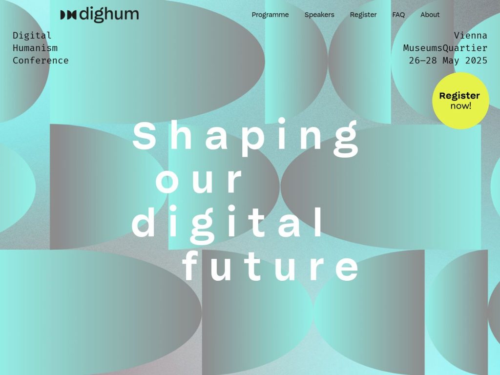 2025 Digital Humanism Conference - Event screenshot
