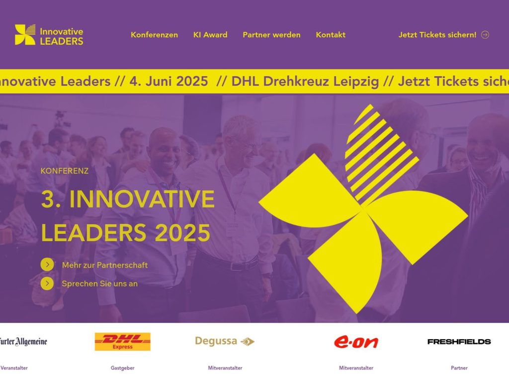 3. Innovative Leaders Konferenz - Event screenshot