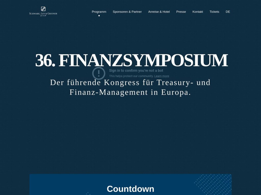 36. Finanzsymposium 2025 image