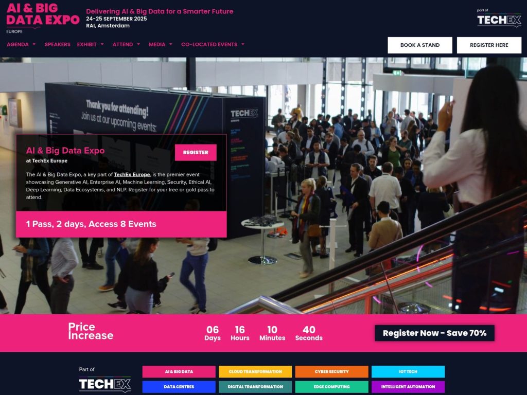 AI & Big Data Expo Europe 2025 - Event screenshot