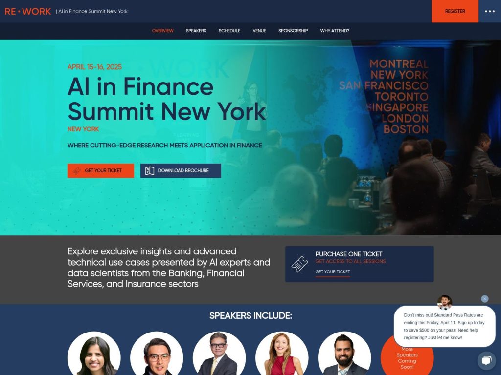 AI in Finance Summit screenshot