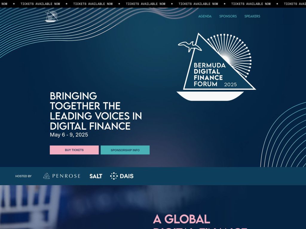 Bermuda Digital Finance Forum 2025 - Event screenshot