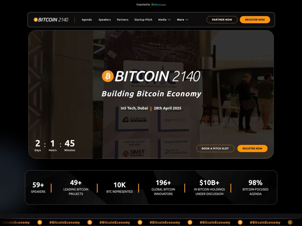 Bitcoin 2140 - Event screenshot
